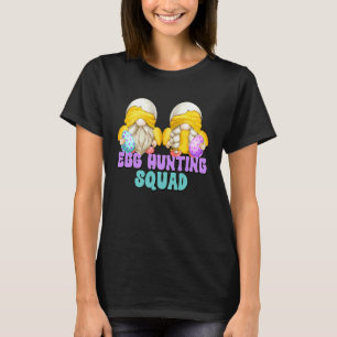 Egg Hunting Squad For Women Mini Easter Chick Gnom T-Shirt