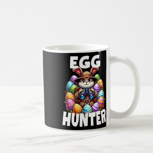 Egg Hunting Squad Graphic Easter Egg Hunt Easter D Coffee Mug (Right)