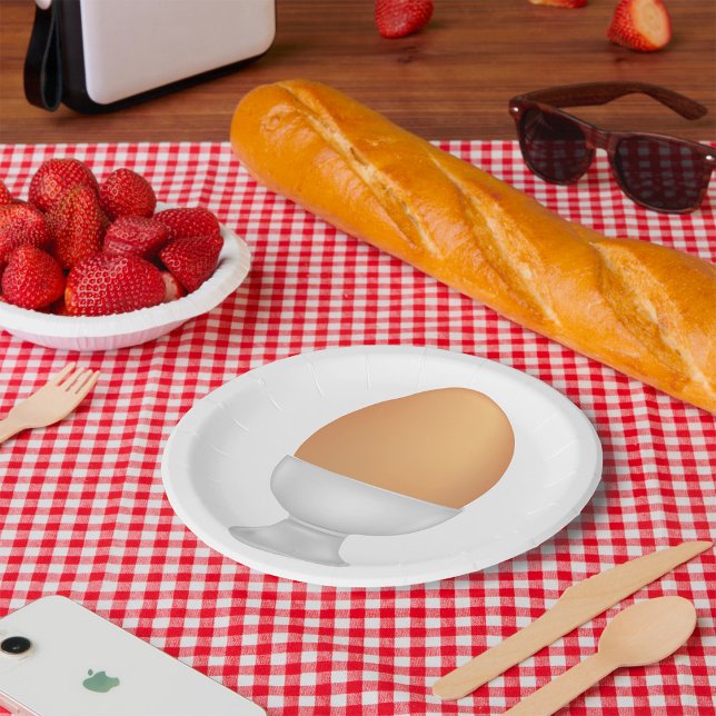 Egg In A Cup Food Paper Plates (Creator Uploaded)