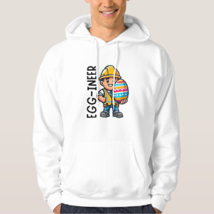 Egg-ineer Funny Easter Engineer Hoodie