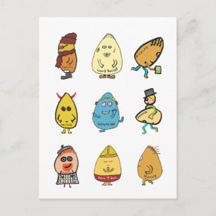 Egg Puns Postcard