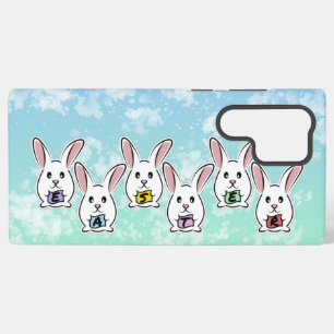Egg Shaped Easter Rabbits Samsung Galaxy Case