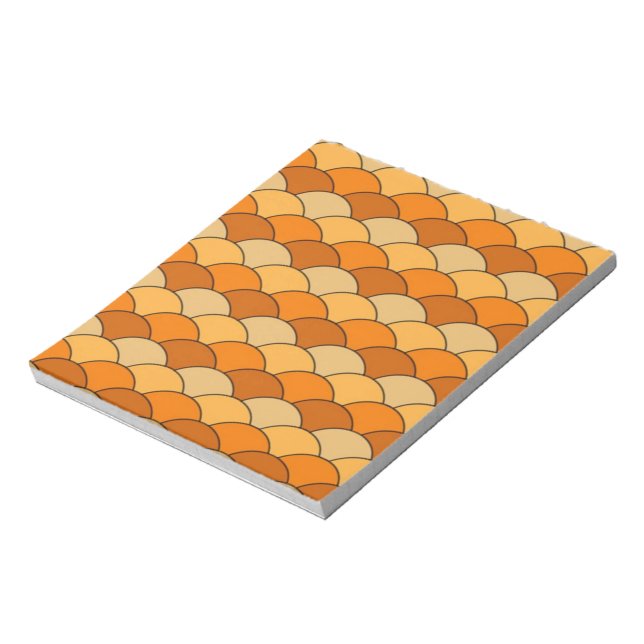 EGG SHAPED PATTERN NOTEPAD (Rotated)