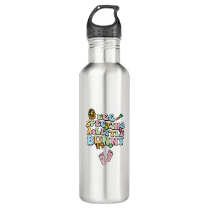 Egg Specting A Little Bunny Easter Pregnancy Annou 710 Ml Water Bottle