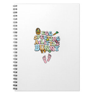 Egg Specting A Little Bunny Easter Pregnancy Annou Notebook