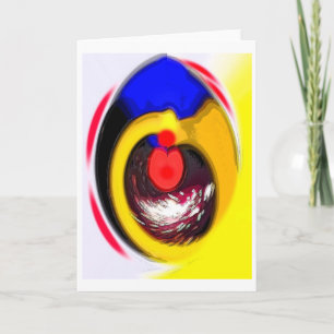 Egg surprise holiday card
