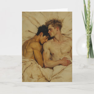 Egg-Tempera Embrace Card