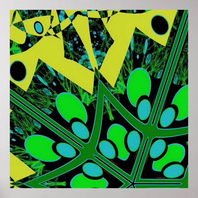 Egg Theory IV - Ken Gauge Abstract Poster (Front)