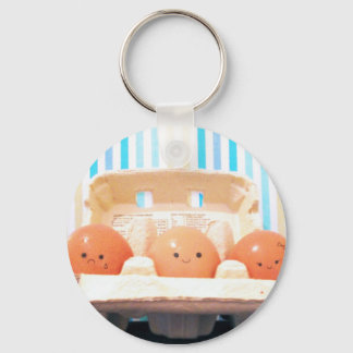 Egg Trio Key Ring