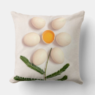Egg Yolk Flower Cushion
