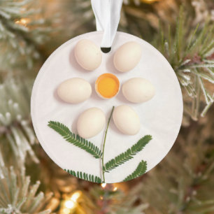 Egg Yolk Flower Ornament