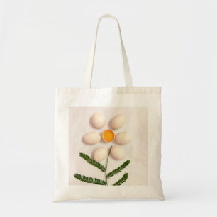 Egg Yolk Flower Tote Bag