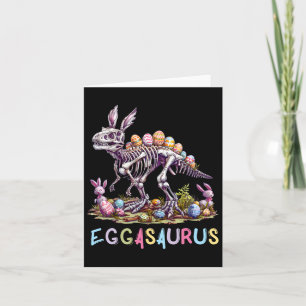 Eggasaurus Easter Stegosaurus Dinosaur Boys Kids T Card