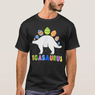 Eggasaurus Stegosaurus Easter Egg Dinosaur Funny E T-Shirt