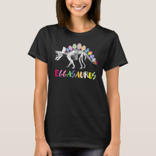 Eggasaurus Stegosaurus Egg Dinosaur Happy Easter D T-Shirt