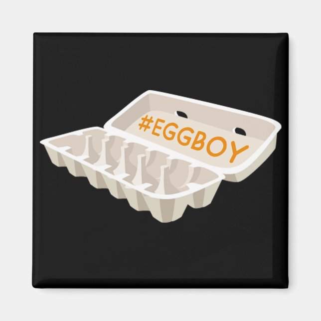 Eggboy-Carton Magnet (Front)