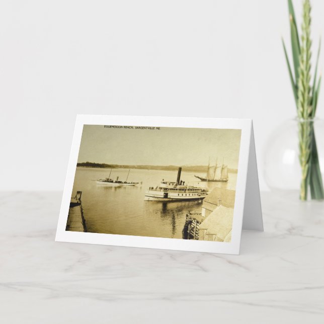 Eggemoggin Reach, Sargentville, Maine Card (Front)