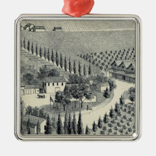 Eggers Vineyard, Fresno Metal Tree Decoration