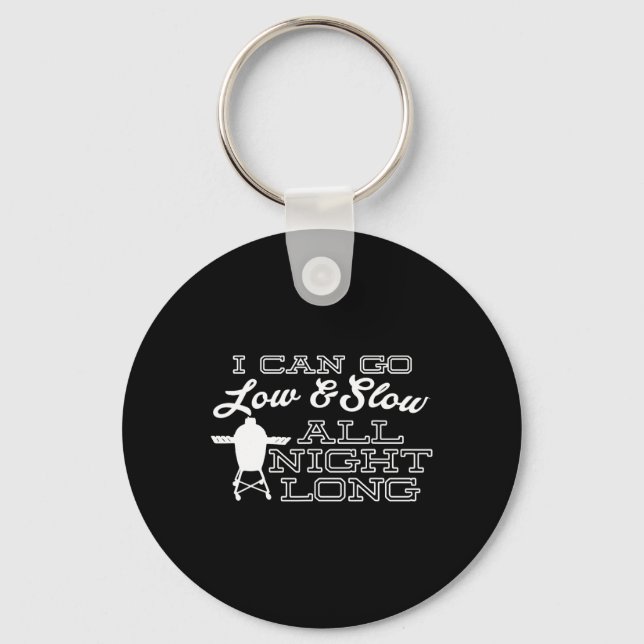 Egghead Funny Bbq Kamado Smoker Grilling Pitmaster Key Ring (Front)