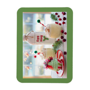 Eggnog And Cupcake Magnet