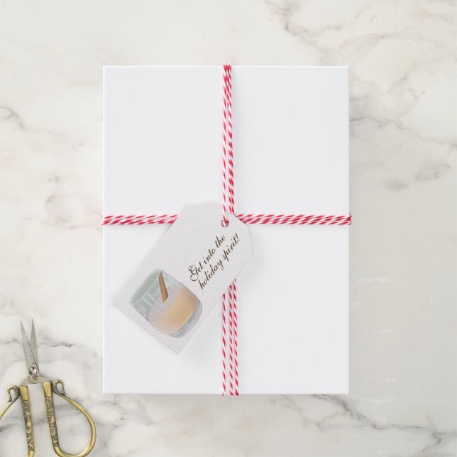 Eggnog Gift Tags (With Twine)