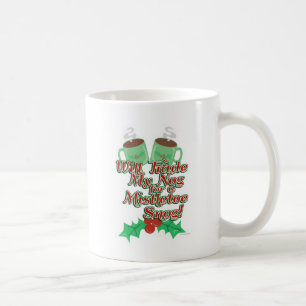 Eggnog Snog Cheeky Fun Holiday Slogan Coffee Mug