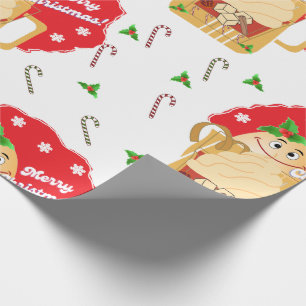 Eggnog Wrap Christmas 2023 Wrapping Paper