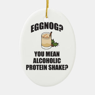 Eggnog? You Mean Alcoholic Christmas Tree Ornament