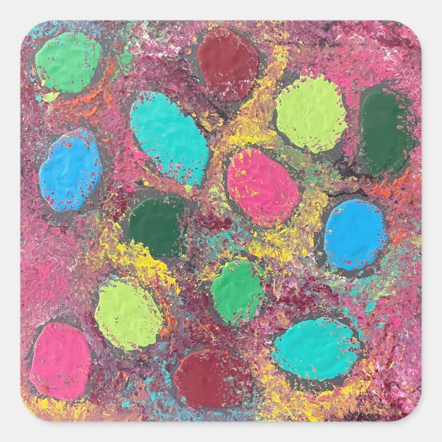 Eggnostic Square Sticker (Front)