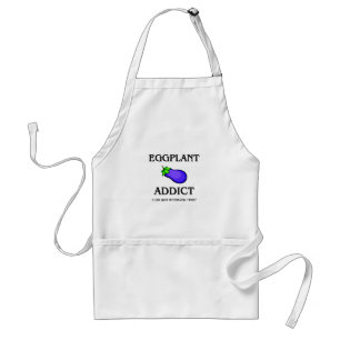 Eggplant Addict Standard Apron