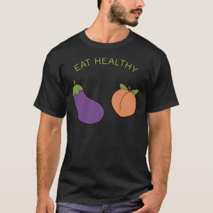 Eggplant and Peach T-Shirt Copy Copy