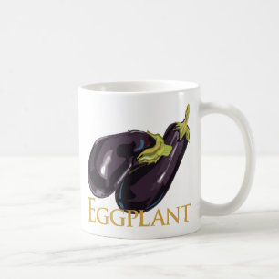 Eggplant Aubergine Coffee Mug