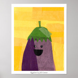 Eggplant by Jill Connor Poster