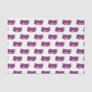 Eggplant cartoon illustration tissue paper