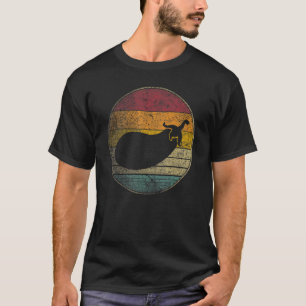 Eggplant Cook Food Vintage Distressed Retro Style T-Shirt