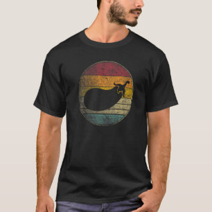 Eggplant Cook Food Vintage Distressed Retro Style T-Shirt
