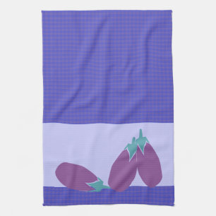 Eggplant Drying Dish Kitchen Towel