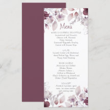 Eggplant, Dusty Purple, Mauve Pink Floral