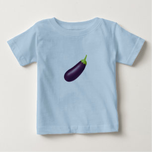 Eggplant Emoji Baby T-Shirt