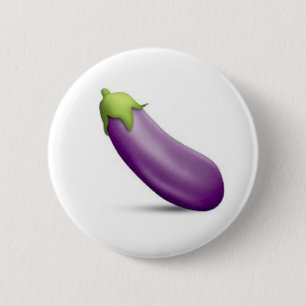 Eggplant Emoji Button