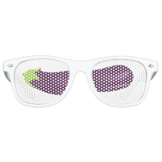 Eggplant emoji retro sunglasses
