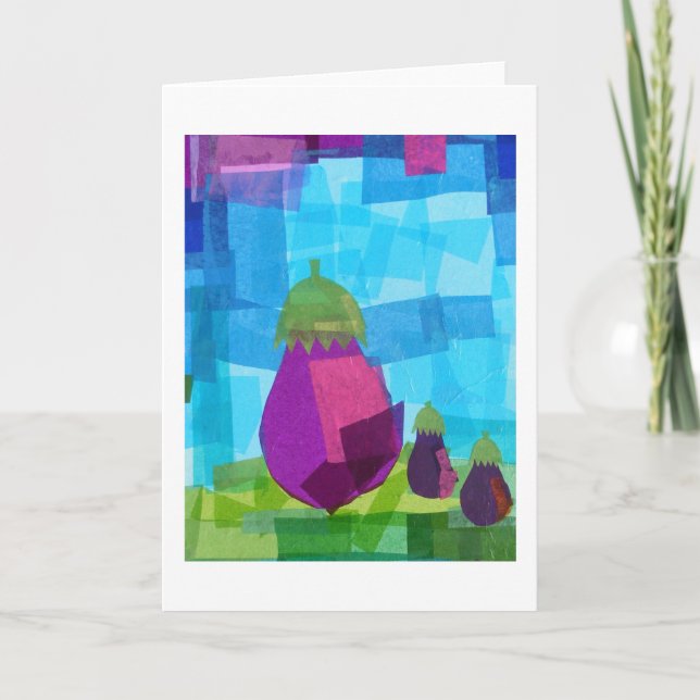 Eggplant Family Card (Front)