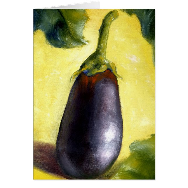 Eggplant Fine Art From Oil Painting (Front)