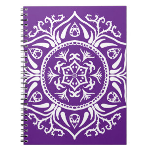 Eggplant Mandala Notebook