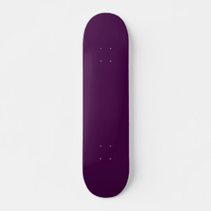 Eggplant Purple Solid Color Skateboard