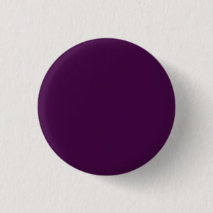 Eggplant Purple Solid Colour 3 Cm Round Badge