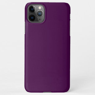 Eggplant Purple Solid Colour iPhone 11Pro Max Case