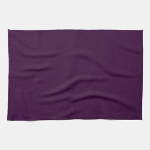 Eggplant Purple Twill Kitchen Dish Towel