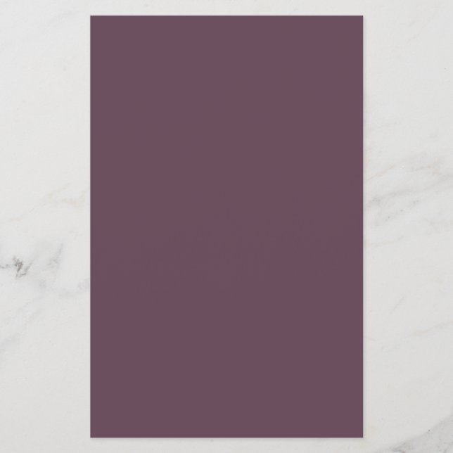 Eggplant Solid Color Flyer (Front)