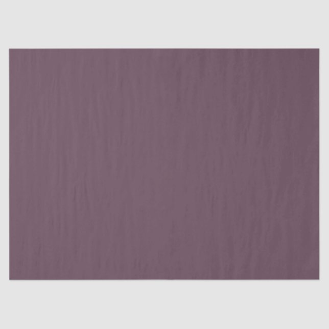 Eggplant Solid Colour Tissue Paper (Front)